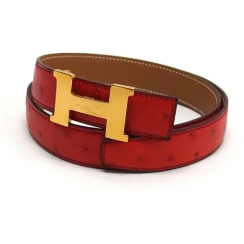 Pre-owned Leather belts , female, Sizes: ONE SIZE - Hermès Vintage - Modalova