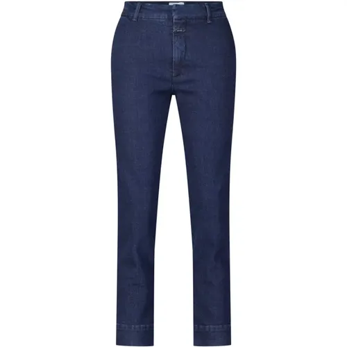 Slim Fit Jeans mit Stretch-Komfort , Damen, Größe: W32 - closed - Modalova