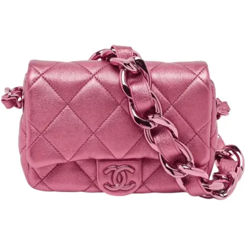 Pre-owned Leather chanel-bags , female, Sizes: ONE SIZE - Chanel Vintage - Modalova