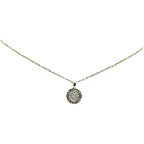 Pre-owned White Gold necklaces , female, Sizes: ONE SIZE - Bvlgari Vintage - Modalova