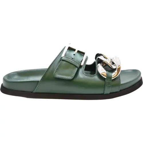 Sandals , female, Sizes: 2 UK - N21 - Modalova