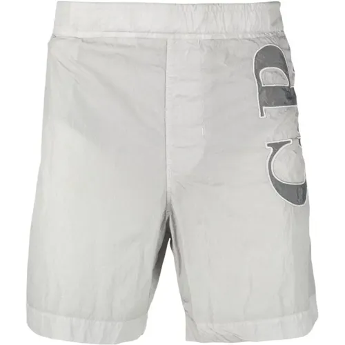 Long Logo Swim Shorts , male, Sizes: 2XL, XL - C.P. Company - Modalova
