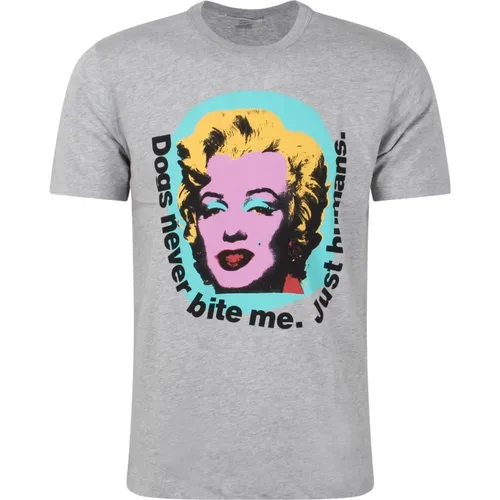 Andy Warhol T-Shirt , male, Sizes: L, XL - Comme des Garçons - Modalova