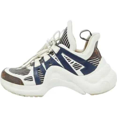 Pre-owned Coated canvas sneakers , female, Sizes: 5 1/2 UK - Louis Vuitton Vintage - Modalova