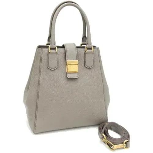 Pre-owned Leather handbags , female, Sizes: ONE SIZE - Miu Miu Pre-owned - Modalova