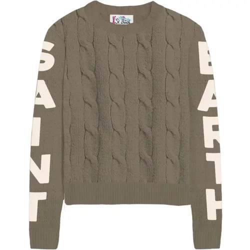 Braune Pullover für Männer - MC2 Saint Barth - Modalova