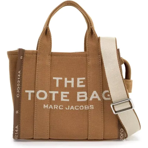 Jacquard Small Tote Bag,Schwarze Jacquard Tote Tasche - Marc Jacobs - Modalova