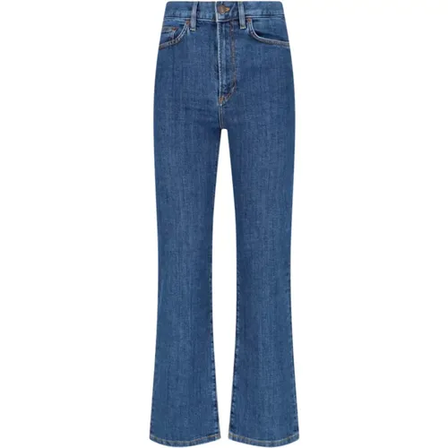 Retro Flared Jeans , Damen, Größe: W29 - Jeanerica - Modalova