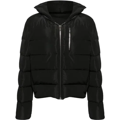 Down Jacket with Hood , male, Sizes: S, L, XL - Rick Owens - Modalova