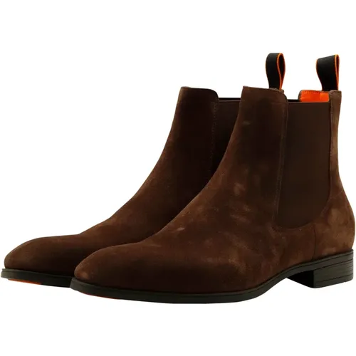 Chelsea Boots , male, Sizes: 7 1/2 UK - Santoni - Modalova