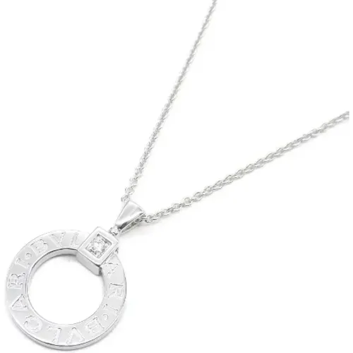 Pre-owned Metal necklaces , female, Sizes: ONE SIZE - Bvlgari Vintage - Modalova