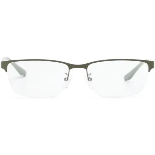 Grüne Optische Brille Stilvoll Alltagsgebrauch , Herren, Größe: 57 MM - Emporio Armani - Modalova