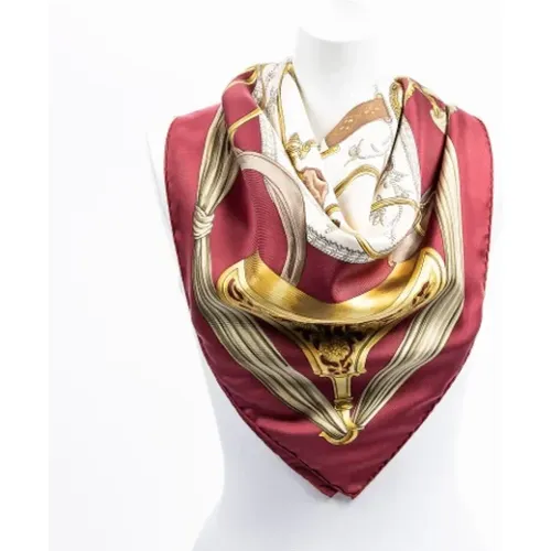 Pre-owned Silk scarves , female, Sizes: ONE SIZE - Hermès Vintage - Modalova