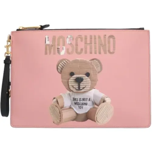 Pre-owned Fabric clutches , female, Sizes: ONE SIZE - Moschino Pre-Owned - Modalova