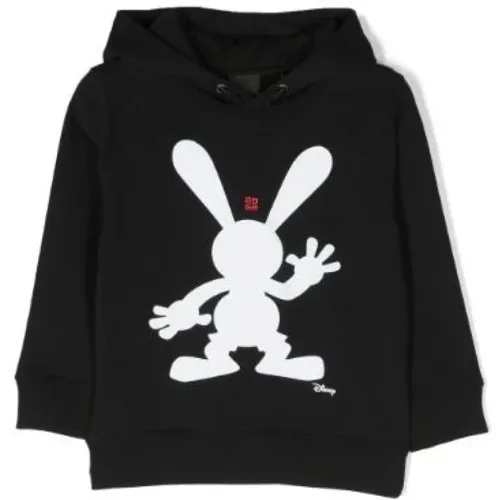 Kinder Schwarzer Hoodie mit Bedrucktem Design - Givenchy - Modalova