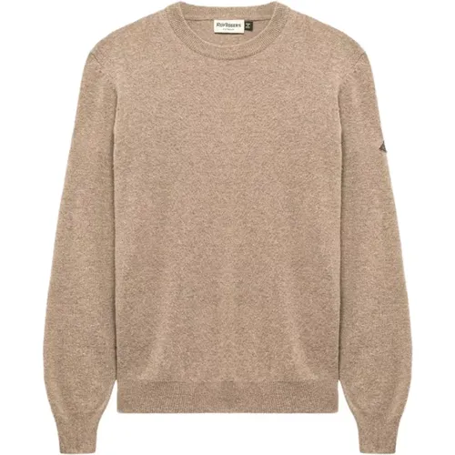 Denim Patch Crewneck Sweater - Roy Roger's - Modalova