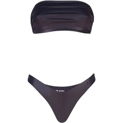 Draped Bandeau Bikini , female, Sizes: M, L, S - The Attico - Modalova
