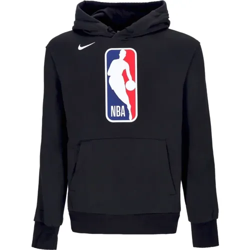 NBA Fleece Essential Hoodie Schwarz , Herren, Größe: 2XL - Nike - Modalova