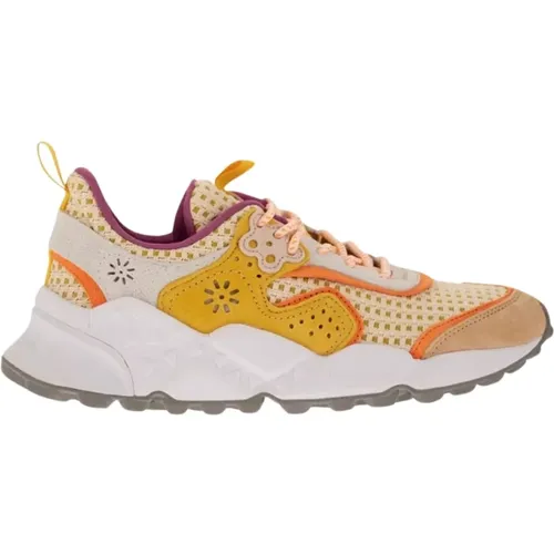 Stylish Sneakers for Outdoor Adventures , female, Sizes: 6 UK, 5 UK - Flower Mountain - Modalova