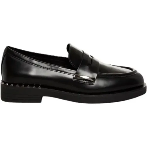 Loafer mit Nieten in Schwarz , Damen, Größe: 38 EU - Ash - Modalova