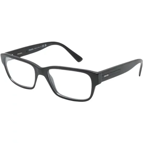 Klassische Schwarze Optische Brille , Herren, Größe: 54 MM - Prada - Modalova