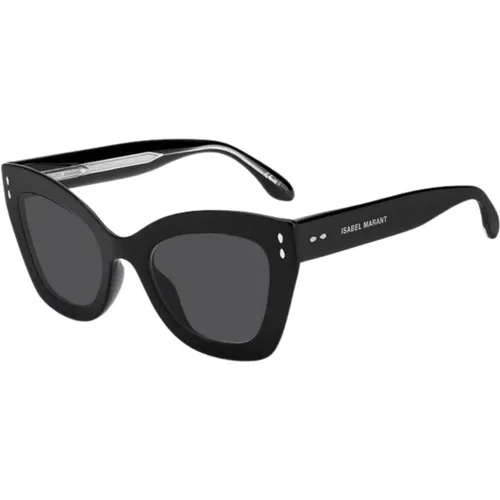 Schwarze/Graue Sonnenbrille , Damen, Größe: 51 MM - Isabel marant - Modalova