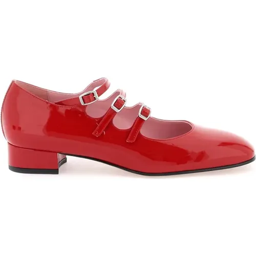 Lackleder Mary Jane Pumps , Damen, Größe: 40 EU - Carel - Modalova