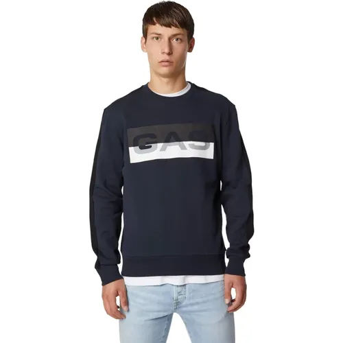 Sporty Sweatshirt , male, Sizes: XS - GAS - Modalova