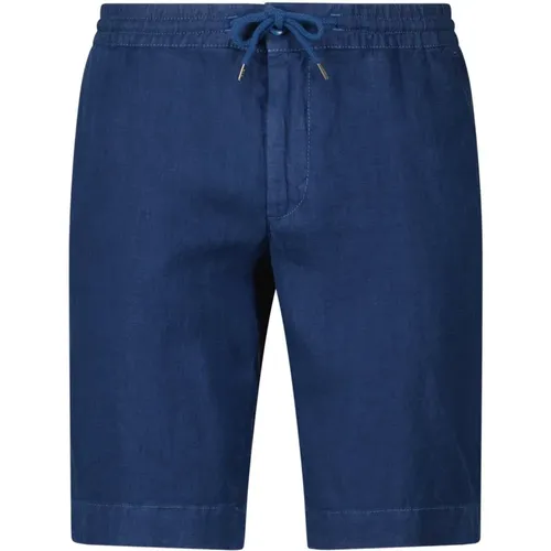 Leinen Tapered-Fit Sommer Shorts - Alberto - Modalova