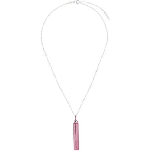 Coole Sterling Silber Halskette Metallic Pink - Ambush - Modalova