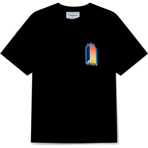 Nachtbogen T-Shirt , Herren, Größe: 2XL - Casablanca - Modalova