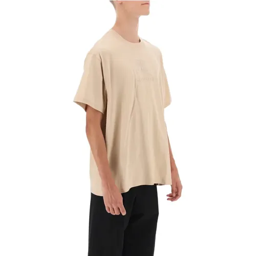 Oversized EKD Besticktes T-Shirt - Burberry - Modalova