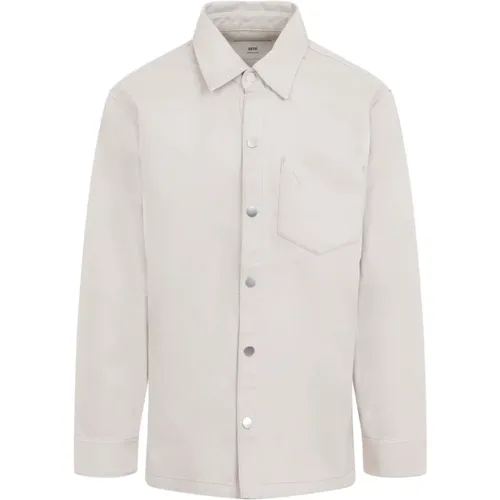 Neutral Casual Shirt Aw24 , male, Sizes: M - Ami Paris - Modalova