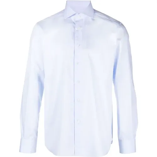 Cotton Twill Dress Shirt , male, Sizes: 4XL, 5XL - Corneliani - Modalova