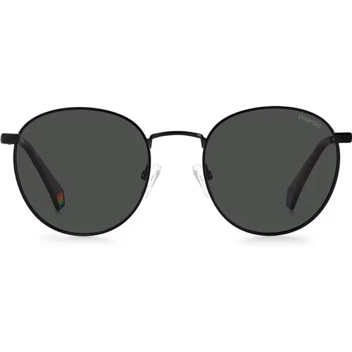 Runde Sonnenbrille mit polarisierten Gläsern , unisex, Größe: 51 MM - Polaroid - Modalova