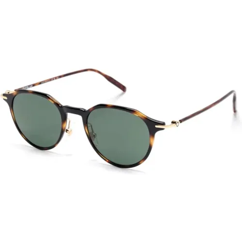 Mb0355S 002 Sunglasses , male, Sizes: 49 MM - Montblanc - Modalova