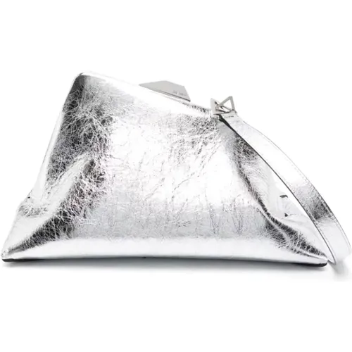 Bags.. Silver , female, Sizes: ONE SIZE - The Attico - Modalova
