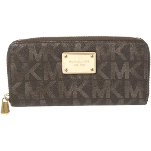Pre-owned Coated canvas wallets , female, Sizes: ONE SIZE - Michael Kors Pre-owned - Modalova