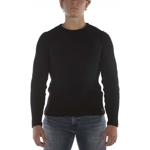 Pullover Blauer Strick , Herren, Größe: 3XL - Replay - Modalova