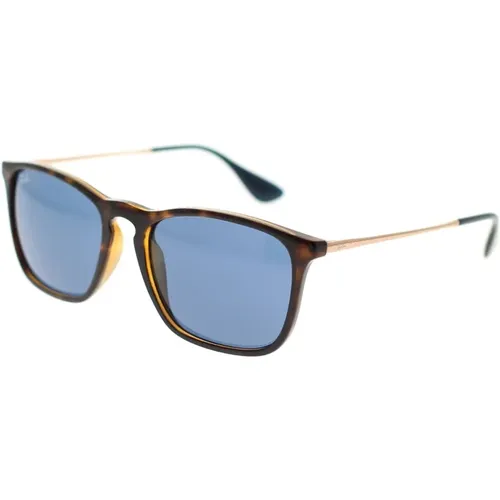 Chris Sunglasses Squared Metal Acetate , unisex, Sizes: 54 MM - Ray-Ban - Modalova