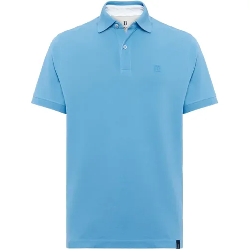 Baumwoll-Piqué-Poloshirt , Herren, Größe: XL - Boggi Milano - Modalova