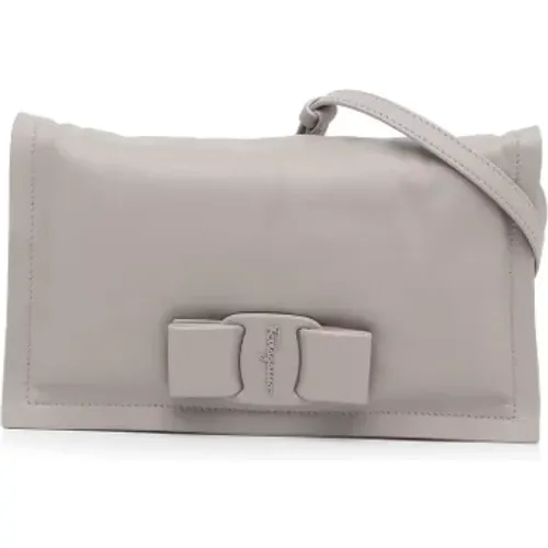 Pre-owned Leather crossbody-bags , female, Sizes: ONE SIZE - Salvatore Ferragamo Pre-owned - Modalova