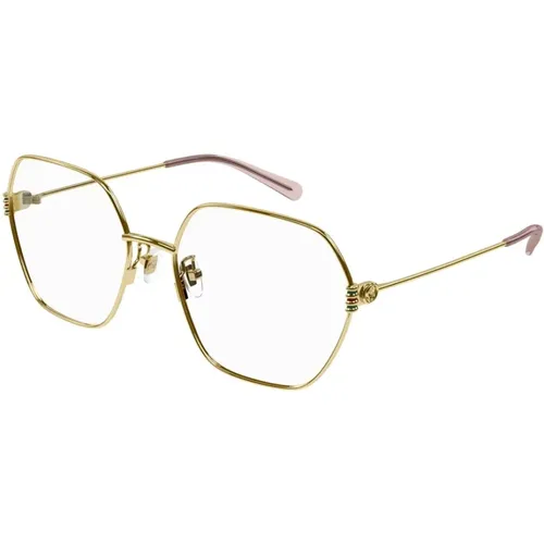 Metal Optical Glasses for Women , unisex, Sizes: 59 MM - Gucci - Modalova