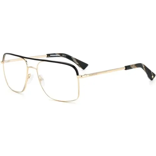 Stylish Black Glasses , unisex, Sizes: 57 MM - Dsquared2 - Modalova