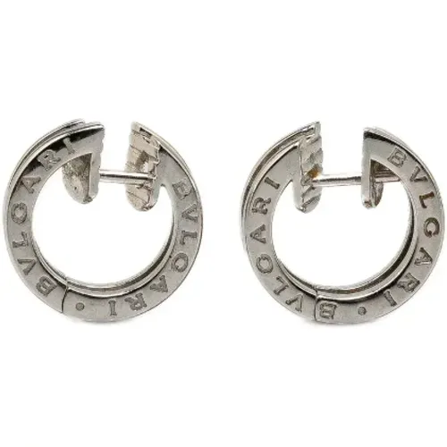 Pre-owned Metal earrings , female, Sizes: ONE SIZE - Bvlgari Vintage - Modalova