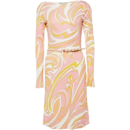 Pre-owned Fabric dresses , female, Sizes: M - Emilio Pucci Pre-owned - Modalova