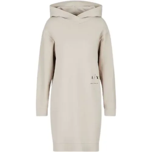 Dress Hoodie Aw22 , female, Sizes: XS - Armani Exchange - Modalova