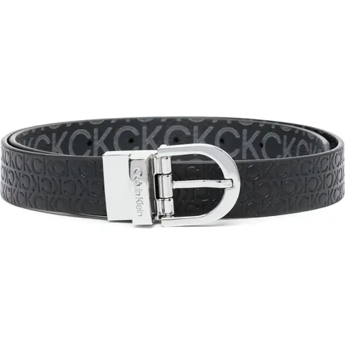 Sleek Leather Belt `s Fashion Accessory , female, Sizes: 80 CM, 85 CM, 75 CM - Calvin Klein - Modalova