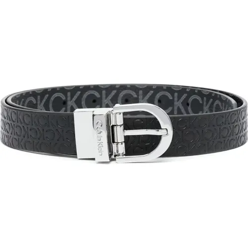Sleek Leather Belt `s Fashion Accessory , female, Sizes: 80 CM, 90 CM, 75 CM - Calvin Klein - Modalova