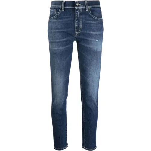 Classic Straight Jeans , female, Sizes: W31, W28 - Dondup - Modalova